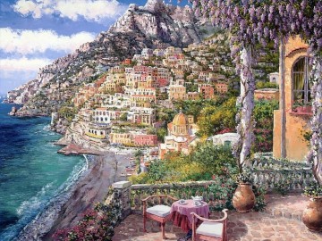 Mediterráneo 03 Impresionismo Flores Pinturas al óleo
